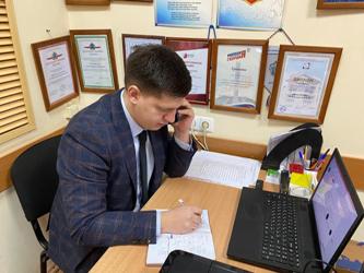 Александр Бондаренко провел очередной дистанционный прием граждан 